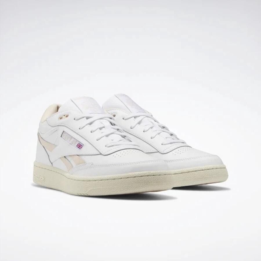 Reebok Club C MIDI II Sportschoenen Wit Synthetisch & Leren Bovenwerk