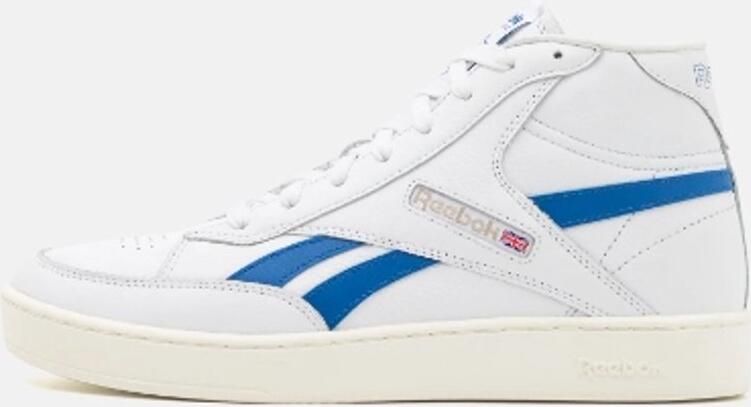 Reebok Classics Club C Form Hi leren sneakers wit kobaltblauw - Foto 2