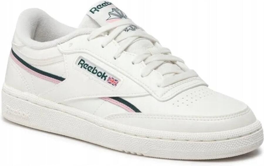 Reebok CLUB C 85 VEGAN Wit Leerlook Lage sneakers Dames - Foto 3