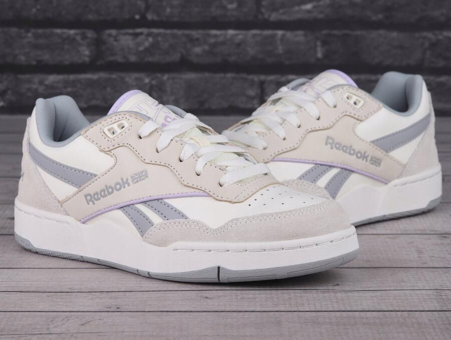 Reebok BB 4000 Series Dames Sportschoenen Leren Bovenlaag Met Veters