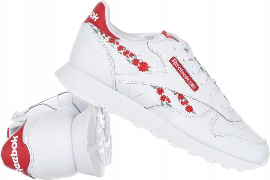 Reebok CL LTHR Serie Sportschoenen Kinderen Wit Laag - Foto 3