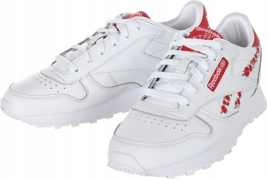 Reebok CL LTHR Serie Sportschoenen Kinderen Wit Laag