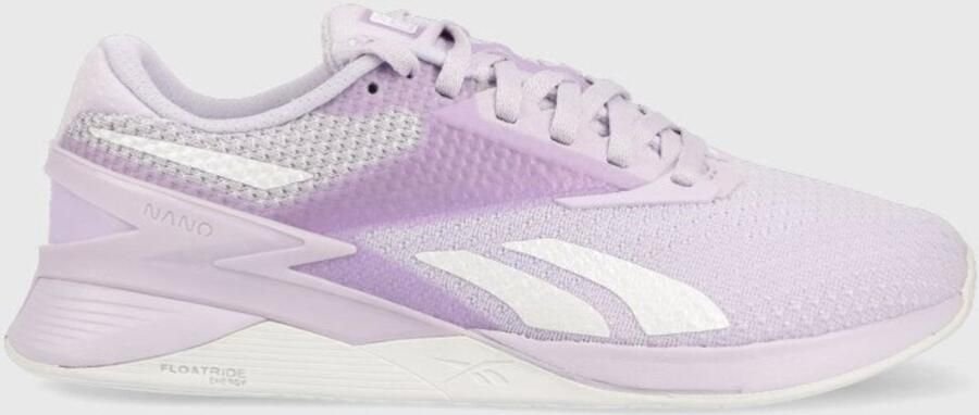 Reebok Nano X3 Training Schoenen Purple Oasis Cold Grey 1 Vector Blue Dames - Foto 4