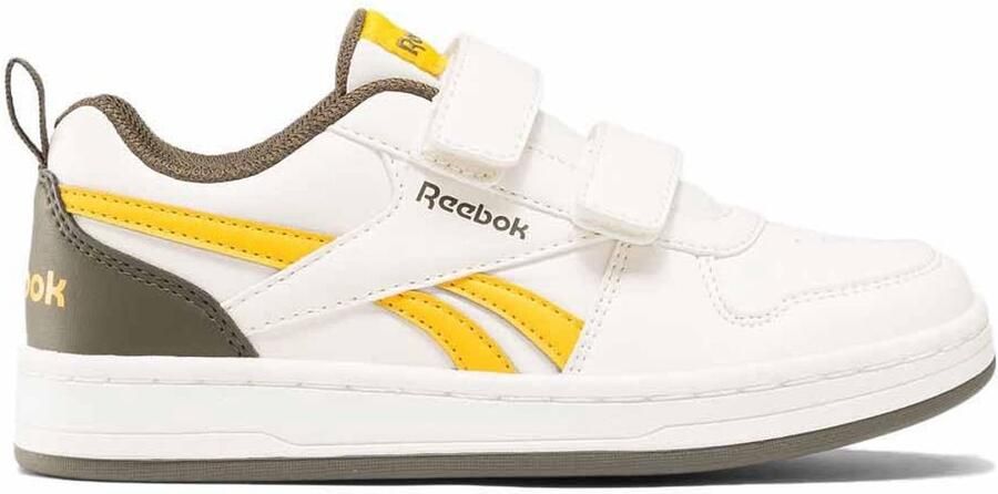 Reebok Classics Royal Prime 2.0 KC sneakers ecru geel groen Jongens Meisjes Imitatieleer 27.5