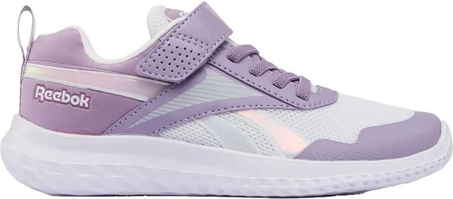 Reebok Rush 5 Elastic Lace & Top Strap Hardloopschoenen Paars 1 2 Kinderen