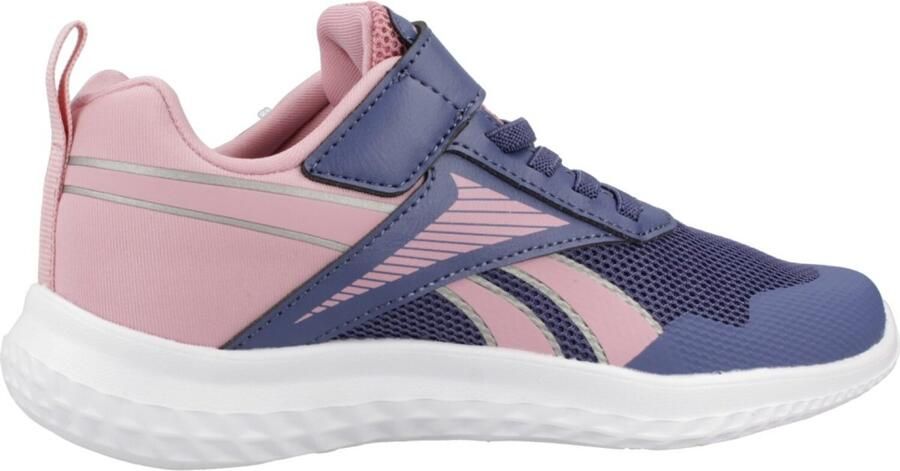 Reebok Rush Runner 5 Elastic Lace & Top Strap Gymnastikskor För Barn Blauw Roze Kinderen