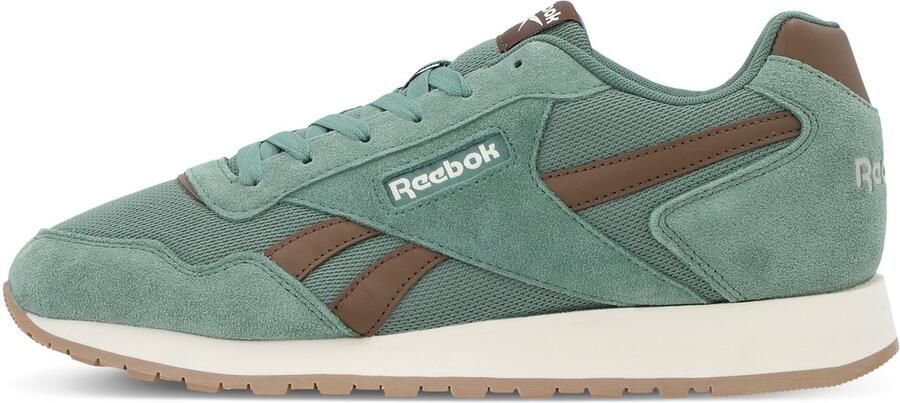 Reebok Unisex Glide Sneaker Hardloopschoen Memory-Foam 100246071 Fieldgreen Simple Brown