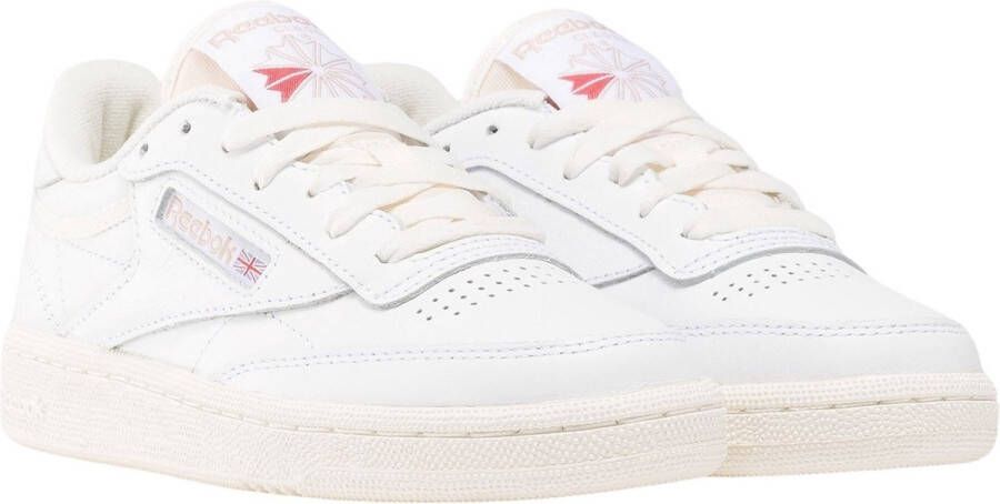 REEBOK Lage Sneakers Dames Club C 85 Woman Maat: 38 Materiaal: Leer Kleur: Wit
