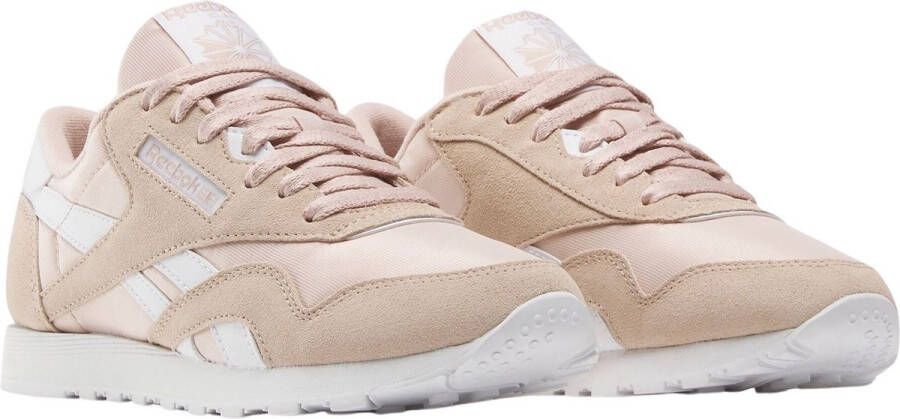 Reebok Classics Classic Nylon sneakers beige lichtroze wit - Foto 2