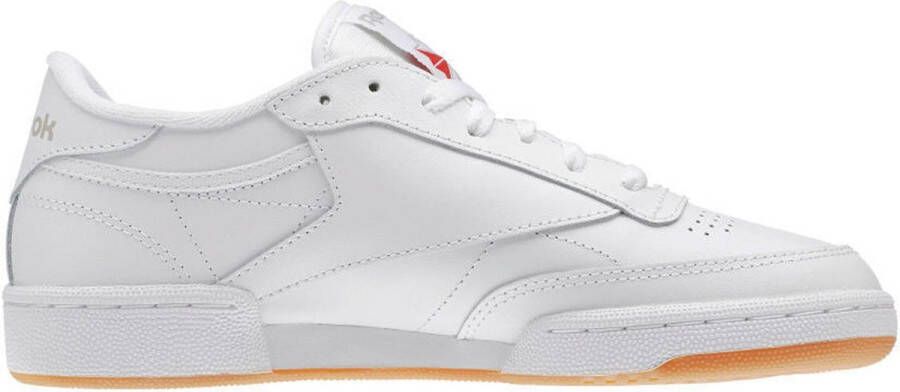 Reebok Club C 85 white light grey gum Wit Leer Lage sneakers Dames - Foto 4