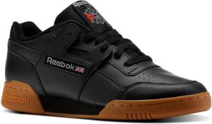 REEBOK CLASSICS Workout Plus Sneakers Heren Black Carbon Classic Red Reebok Royal Gum