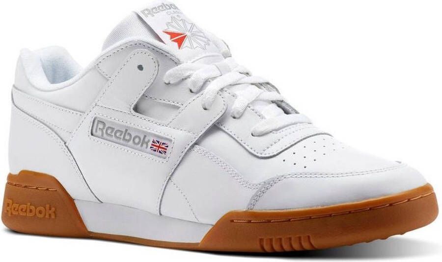 REEBOK CLASSICS Workout Plus Sneakers White Carbon Classic Red Reebok Royal Gum Heren