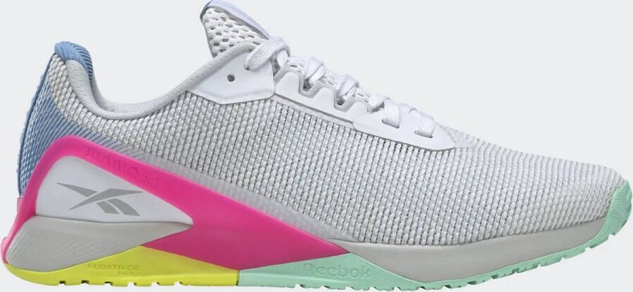 Reebok Trainingsschoenen Nano X1 Grit Dames Grijs Roze Geel Groen - Foto 1