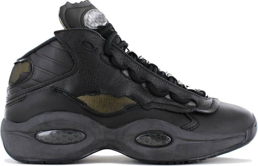 Reebok x Maison Margiela Question Mid Memory of Black Schoenen Trainers Zwart GW5001