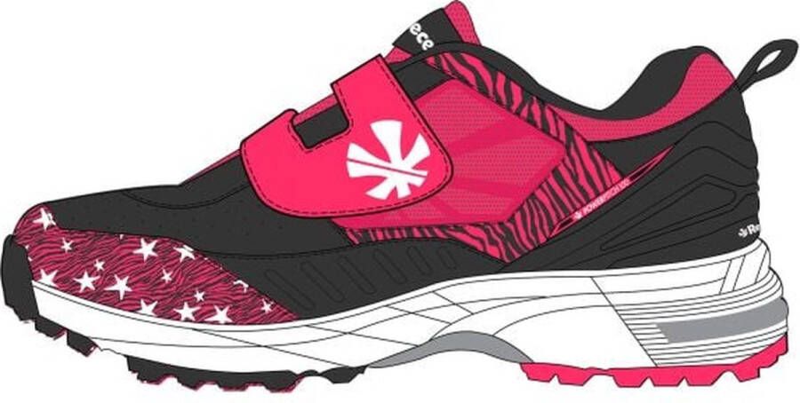 Reece Australia Powerpitch Outdoor hockeyschoenen zwart roze Polyester 30