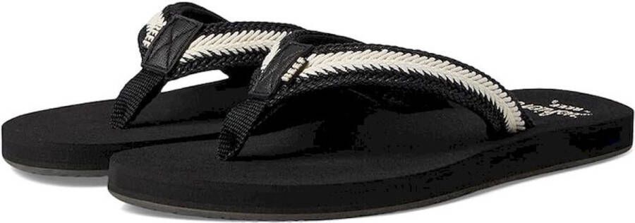 Reef baja maria Slippers dames Black Black White