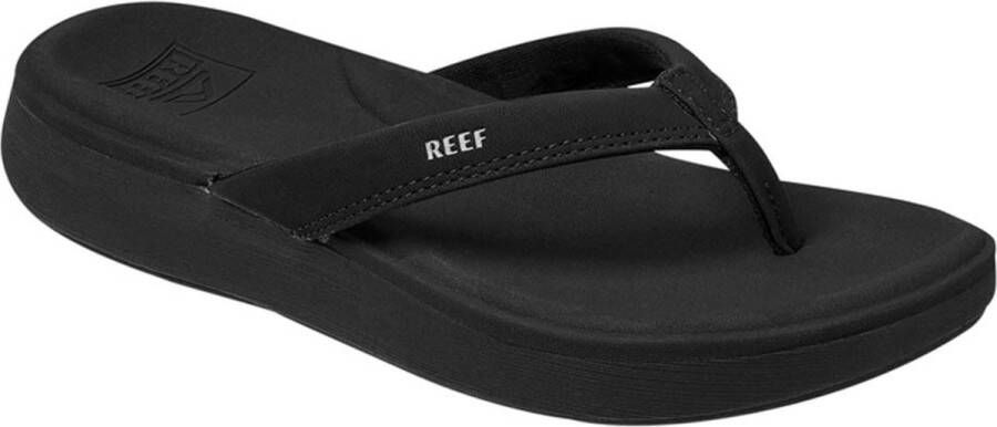 Reef cushion cloud Beach slipper dames Black Black White