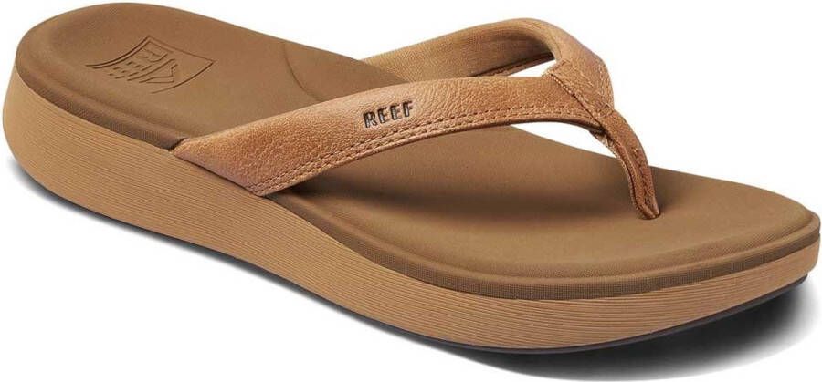 Reef Cushion Cloudnatural Dames Slippers Cognac