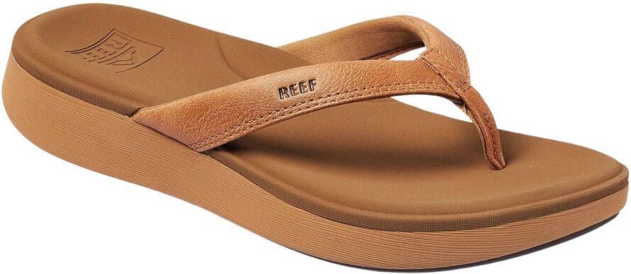 Reef Cushion Cloudnatural Dames Slippers Cognac
