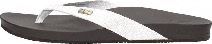 Reef Cushion Court Teenslippers Zomer slippers Dames Wit