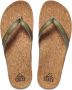 Reef Cushion Court Teenslippers Zomer slippers Dames Groen - Thumbnail 3