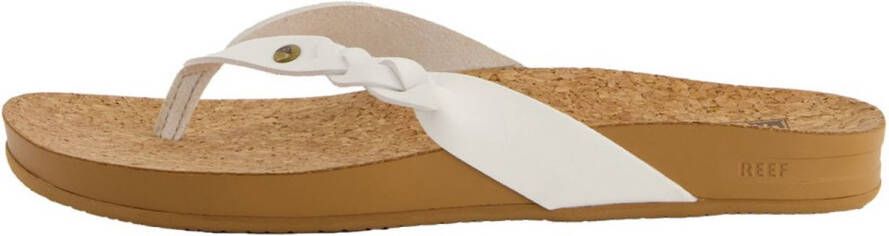 Reef Cushion Court Twist Zehentrenner Sandale Cushion Fußbett mit Abdeckung aus Kork