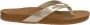 Reef Cushion Courttan Champagne Dames Slippers Bruin Goud - Thumbnail 1