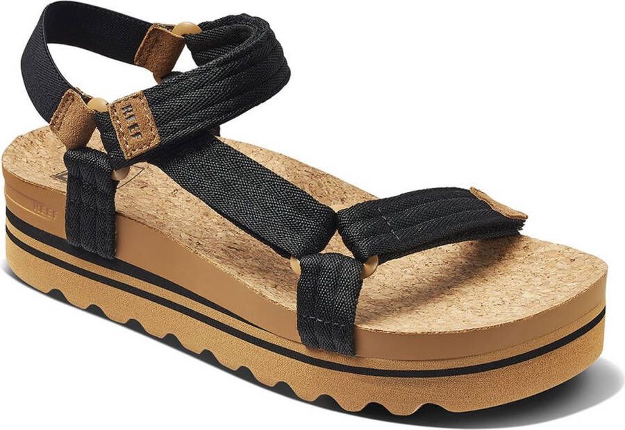 Reef Cushion Rem High Sandalen Zwart Vrouw