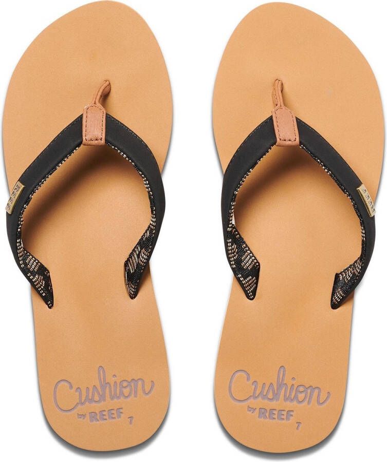 Reef Slippers Cushion Sands RF0A3YOWBTA Zwart Bruin - Foto 3