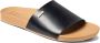 Reef Cushion Scout Dames Slippers Black Natural - Thumbnail 1