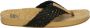 Reef Cushion Strand Dames Slippers Black Natural - Thumbnail 1