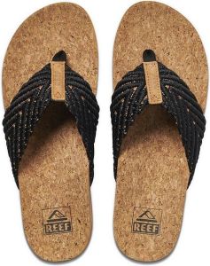 Reef Cushion Strand slippers dames zwart
