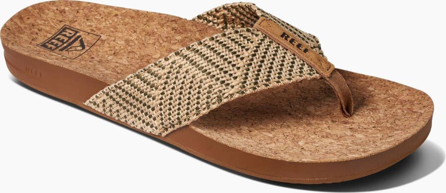 Reef Cushion Strand Teenslippers Zomer slippers Dames Groen