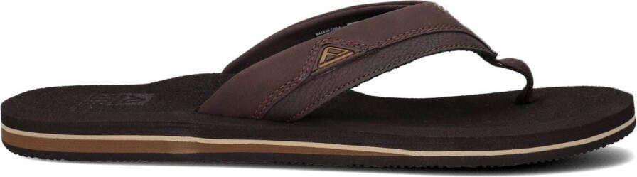 Bruin Tinten Cushion Teenslippers Zomer slippers Heren Bruin