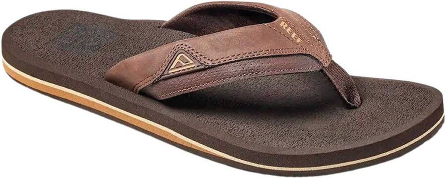 Bruin Tinten Cushion Teenslippers Zomer slippers Heren Bruin