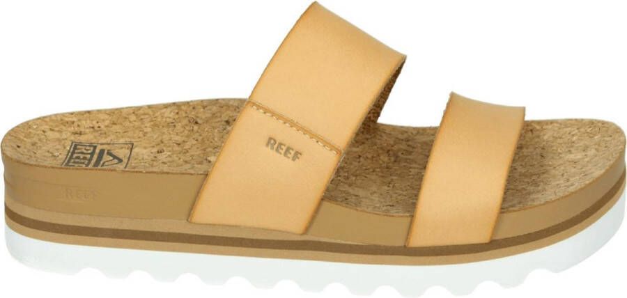 Reef CUSHION VISTA HI NATURAL Volwassenen Dames slippers Kleur: Cognac