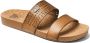Reef Cushion Vista Perforated Slippers Coffee - Thumbnail 1