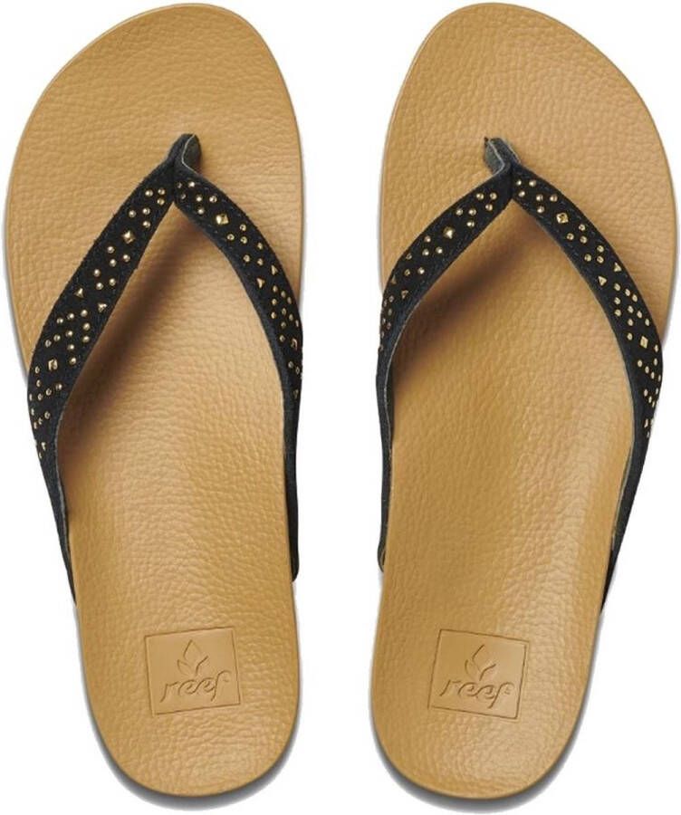 Reef Dames Slippers Cusion Bounce Court Studs Black