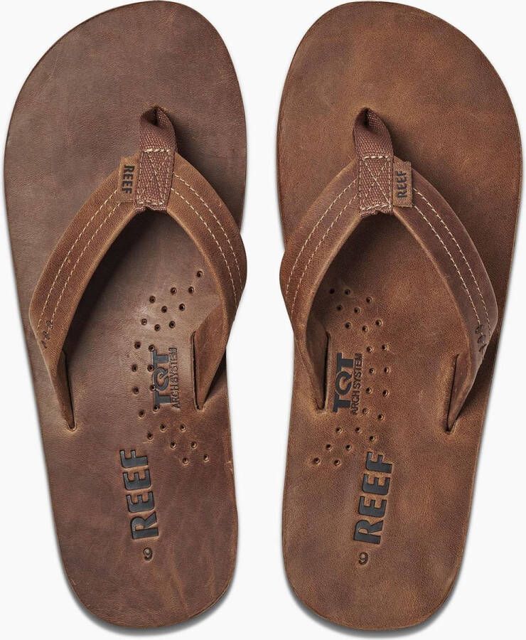 Reef Heren Darftsmen Slippers Bronze Brown 31cm - Foto 1