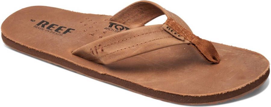 Reef Heren Darftsmen Slippers Bronze Brown 28cm