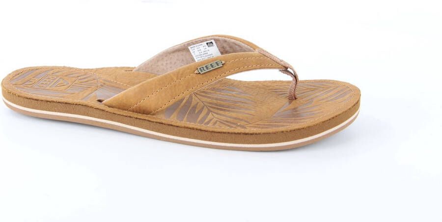 Reef Drift Away Le Teenslippers Zomer slippers Dames Camel