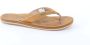 Reef Drift Away Le Teenslippers Zomer slippers Dames Camel - Thumbnail 4