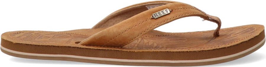 Reef Drift Away Le Teenslippers Zomer slippers Dames Camel