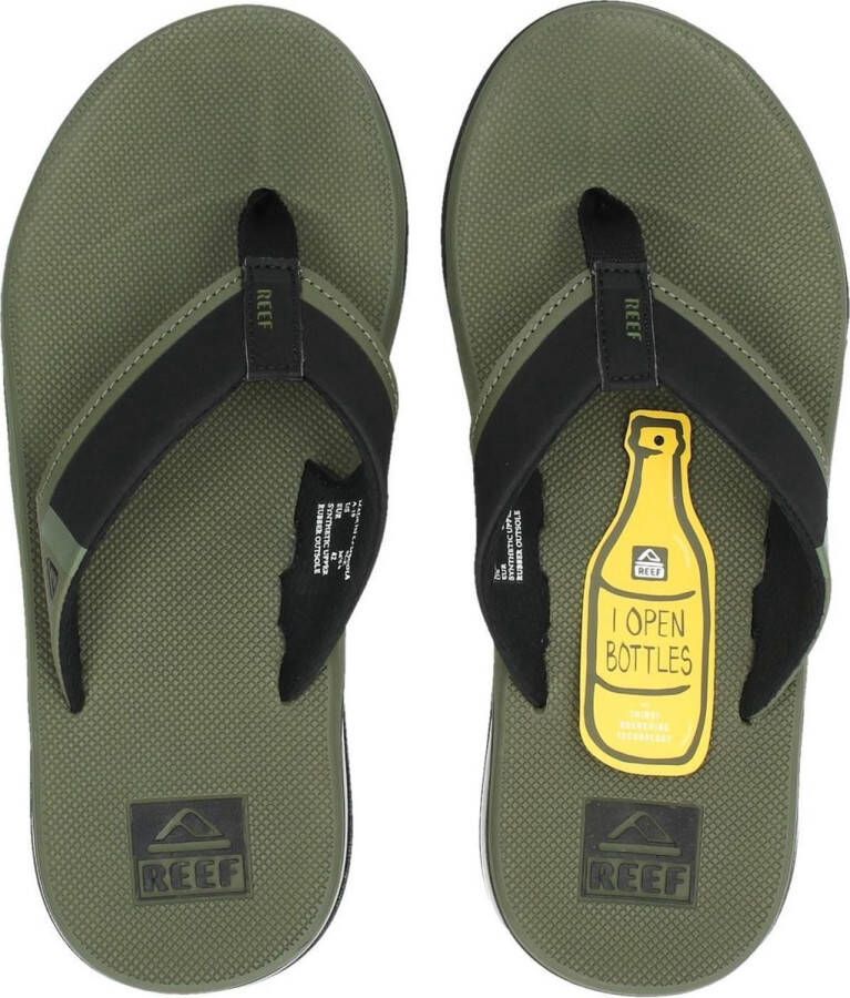 Reef Fanning 2.0 heren slipper Groen