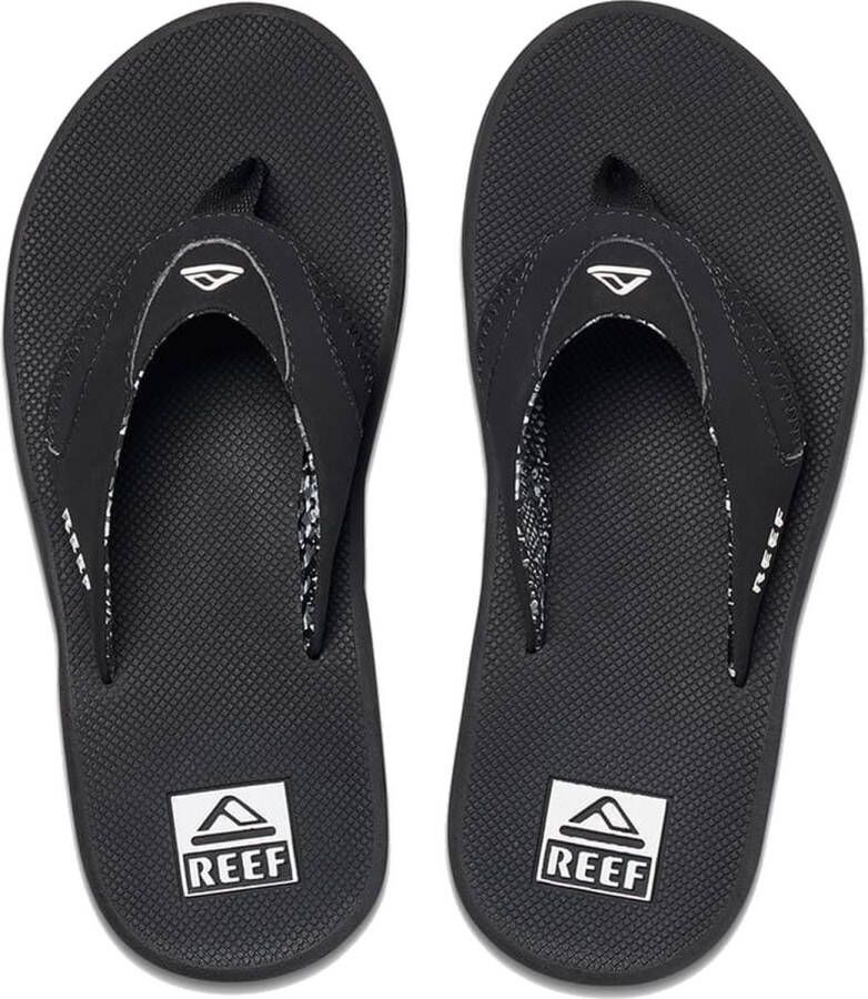 Reef Fanning Dames Slippers Zwart