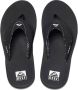 Reef Fanningblack Dames Slippers Zwart - Thumbnail 1