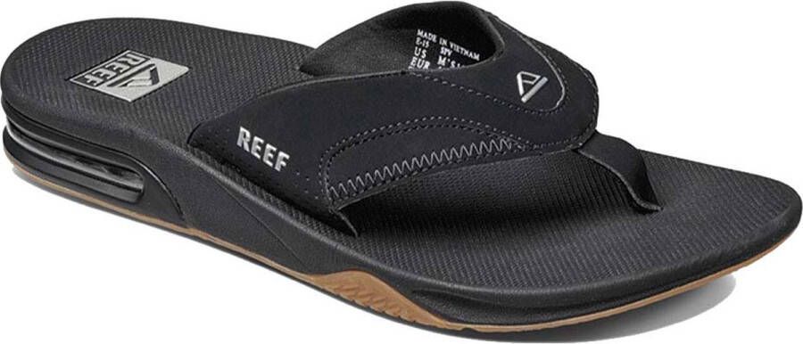 Reef Fanningblack Silver Heren Slippers Zwart Zilver - Foto 3