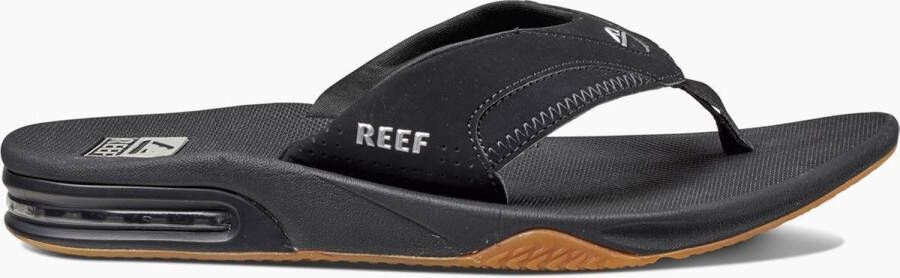 Reef Fanningblack Silver Heren Slippers Zwart Zilver - Foto 8