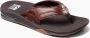 Reef Fanning Leather Lux Espresso Heren Slippers CI8085 - Thumbnail 1