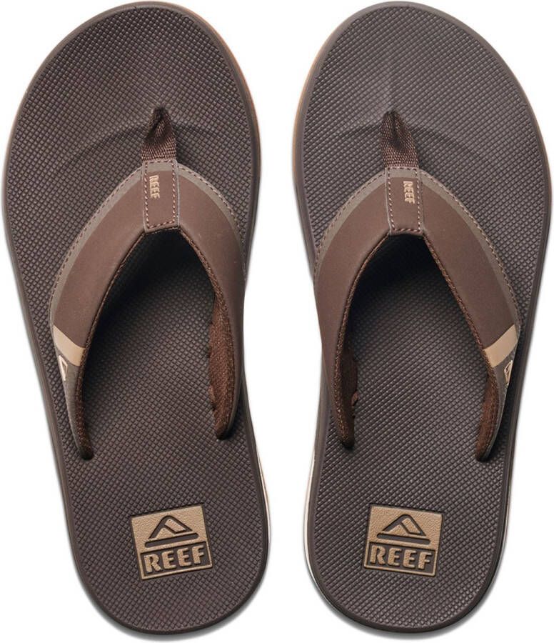 Reef Fanning Low Heren Slippers Bruin